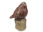 Roze vogel beeldje