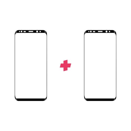 DuoPack: Samsung Galaxy S8 screenprotector gehard glas Edge, Telecommunicatie, Mobiele telefoons | Toebehoren en Onderdelen, Bescherming