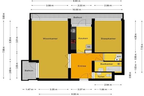 Appartement Hakfortlaan in Arnhem, Huizen en Kamers, Huizen te huur, Via bemiddelaar, Gelderland, Appartement
