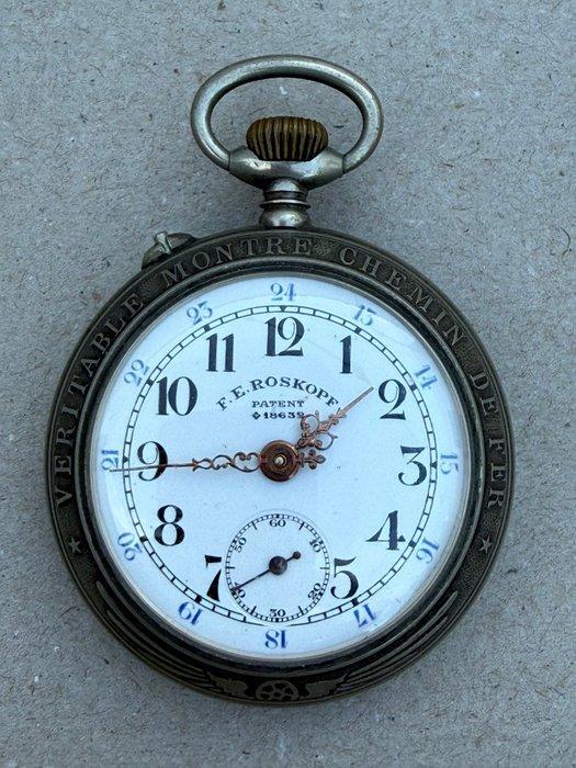 Roskopf - Spoorweghorloge F.E. Roskopf - No Reserve Price -, Sieraden, Tassen en Uiterlijk, Horloges | Heren
