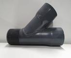 Pvc Y-stuk 45 graden    90mm (Pvc T-stuk) (Pvc T-stuk), Ophalen of Verzenden, Nieuw, Overige typen