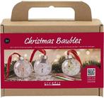 DIYkit Pakket Hobbyset Mini Hobbyset Kerstbal met tekening, Ophalen of Verzenden, Nieuw