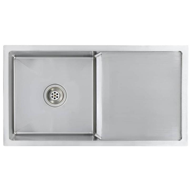 RVS Spoelbak Handgemaakt | Retourdeal | 40% Korting, Doe-het-zelf en Verbouw, Sanitair, Nieuw, Rvs, Wastafel, Ophalen of Verzenden