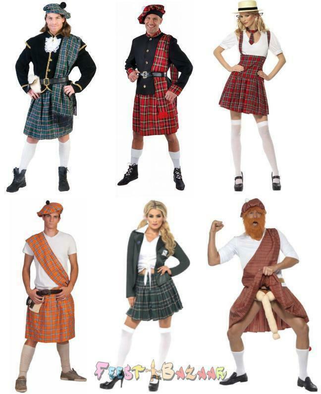 Schotse kleding Verkleedkleding Schot Schotse Kilt Rok Hoed, Kleding | Heren, Carnavalskleding en Feestkleding, Kleding, Nieuw