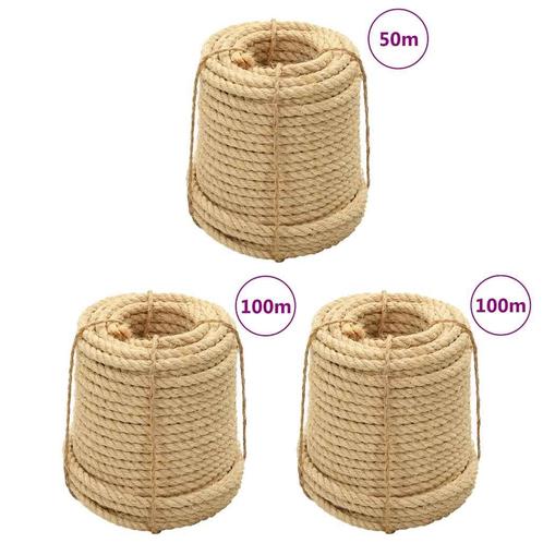 vidaXL Touw 3 st 16 mm sisal, Doe-het-zelf en Verbouw, IJzerwaren en Bevestigingsmiddelen, Nieuw, Verzenden