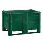 Kunststof Palletbox Groen 1200 x 800 x 760 mm 2 sleden - 520, Doe-het-zelf en Verbouw, Hout en Planken, Verzenden, Nieuw
