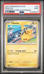 PSA 9 | Pikachu Asia Gym Promo | SV Black Star Promo |, Ophalen of Verzenden, Nieuw