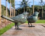 Beeldje - A pair of bronze birdies (2) - Brons