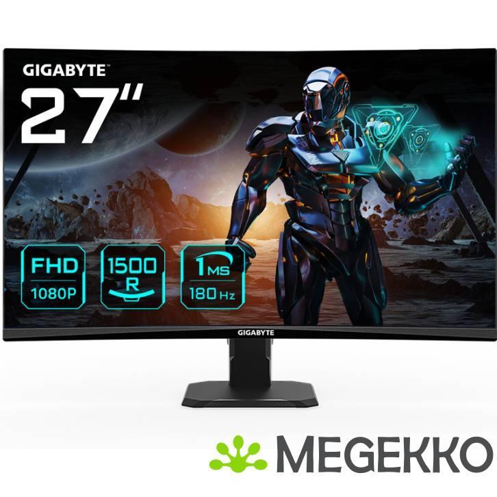 Gigabyte GS27FC 27  Full HD 180Hz Curved VA Gaming Monitor, Computers en Software, Monitoren, Nieuw, Verzenden