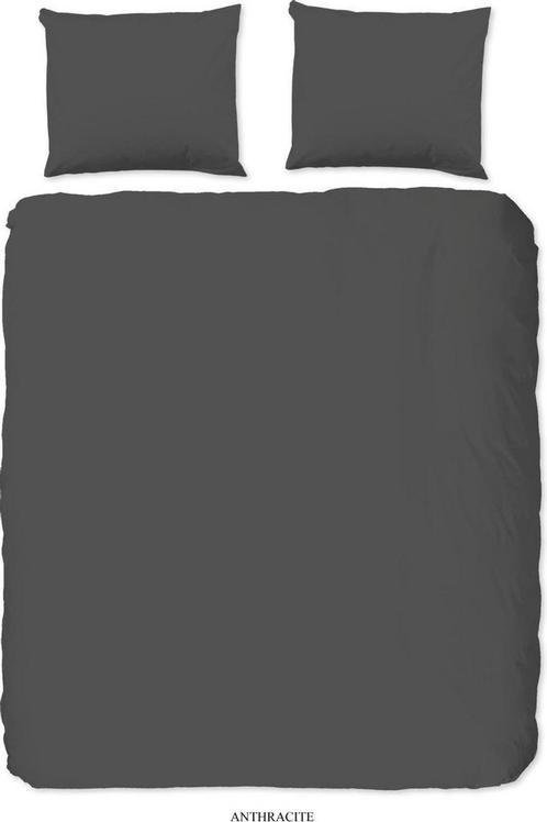 Hip Dekbedovertrek 200 X 220 Cm Katoen Antraciet, Huis en Inrichting, Slaapkamer | Matrassen en Bedbodems, Verzenden