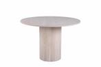 Eettafel - Stina - 110 cm - Whitewash - Jörn, Verzenden, Nieuw