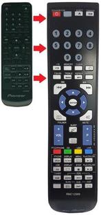 Alternatieve Pioneer AXD7634 / AXD7635 afstandsbediening, Audio, Tv en Foto, Verzenden, Nieuw