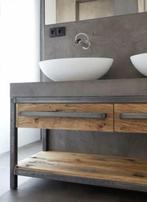 industriële/robuuste/unieke/houten/eettafel/vergadertafel, Metaal, 200 cm of meer, Ovaal, Unieke tafels / robuuste tafels / industriële landelijk design