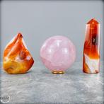 Rosenkwarts & Carneool – Liefde, levensvreugde en passie in