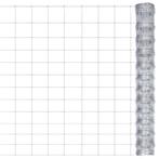 vidaXL Tuinhek 50x1,25 m gegalvaniseerd staal zilverkleurig, Verzenden, Nieuw, IJzer, 1 tot 2 meter