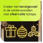 Kerstverlichting Raam Kerstcadeau + Kerstkrans + Kerstbal -, Diversen, Kerst, Verzenden, Nieuw