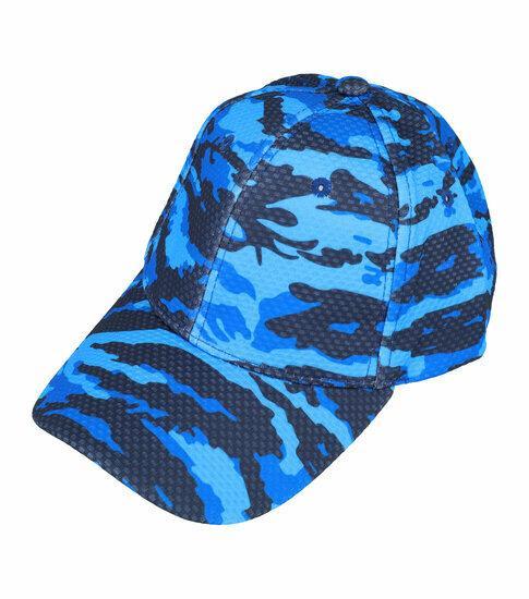 Cap pet - Camouflage print verstelbaar onesize - Blauw zwart, Kleding | Dames, Hoeden en Petten