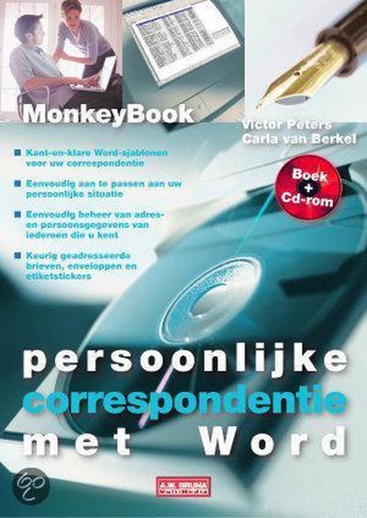 Persoonlijke correspondentie met Word / Monkey Book, Boeken, Informatica en Computer, Zo goed als nieuw, Verzenden