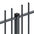 Spijlenhekwerk | 2.2 meter breed | Rond doorstoken, 1 tot 2 meter, Nieuw, IJzer, Minder dan 3 meter