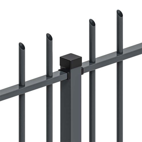 Spijlenhekwerk | 2.2 meter breed | Rond doorstoken, Tuin en Terras, Schuttingen, Minder dan 3 meter, Nieuw, IJzer, 1 tot 2 meter