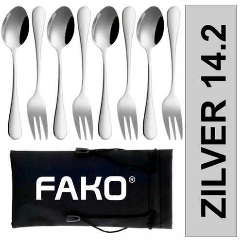 Fako Bijoux® - Gebak Bestek / Dessert Bestek Classic - 14cm, Huis en Inrichting, Keuken | Bestek, Verzenden
