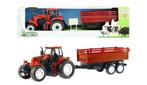 Toi-Toys Speelgoed Tractor met Aanhanger - Rood
