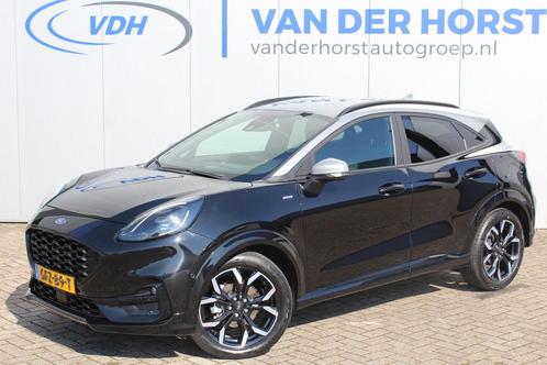 Zakelijke Lease |  Ford Puma 1.0-125pk EcoBoost Hybrid ST-Li, Auto's, Ford, Onderhoudsboekje, Lease, Zwart, Automaat, SUV of Terreinwagen
