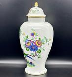 Meissen - Vaas - Beenderporselein - Bloemen- en vogelkunst