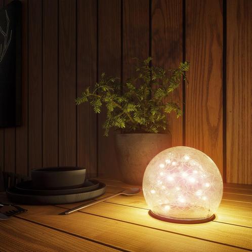 Solar prik- en tafellamp Comet op zonne-energie - 20 leds, Tuin en Terras, Buitenverlichting, Waterbestendig, Led, Licht-donker-sensor