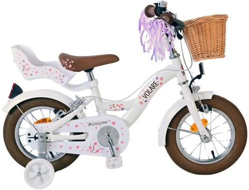 Volare Blossom Kinderfiets - Meisjes - 12 inch - Wit - Twee, Fietsen en Brommers, Fietsen | Meisjes, 14 inch of minder, Nieuw