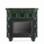 Houtkachel - 15 kW - betegeld - groen - energielabel A, Huis en Inrichting, Kachels, Ophalen of Verzenden, Nieuw