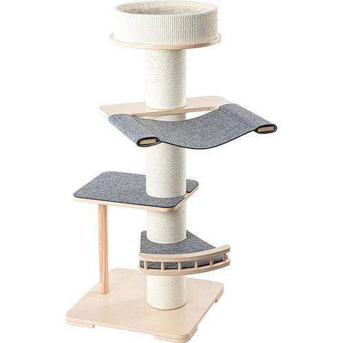 Kattenboom - krabpaal - kattentoren met kattenmand, Dieren en Toebehoren, Krabmeubelen, Nieuw, Ophalen of Verzenden