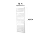 Designradiator Plieger Vela 1038 Watt Zijaansluiting 182x66, Ophalen of Verzenden, Nieuw