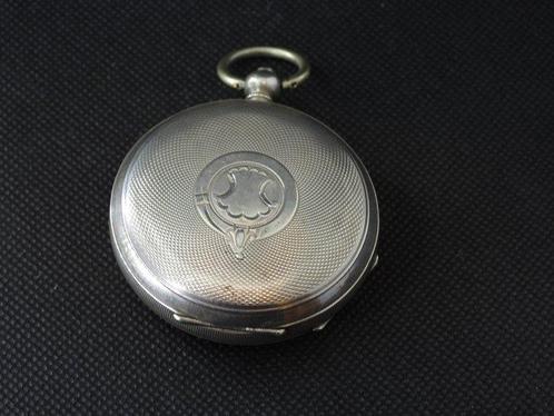 Pocket wa - 925 Sterling Silver Pocket Watch Imported 1915 -, Sieraden, Tassen en Uiterlijk, Horloges | Heren