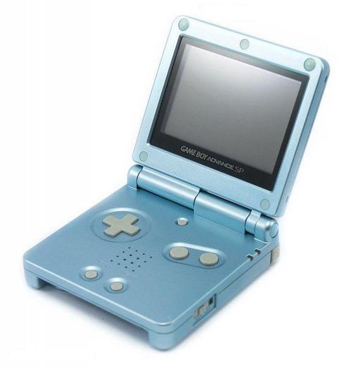 Gameboy Advance SP Arctic Blue, Spelcomputers en Games, Spelcomputers | Nintendo Game Boy, Verzenden