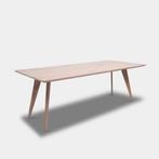 Tafel Rechthoekig Eikenhout - Hout Onderstel - Onbehandeld, Huis en Inrichting, Tafels | Eettafels, Nieuw