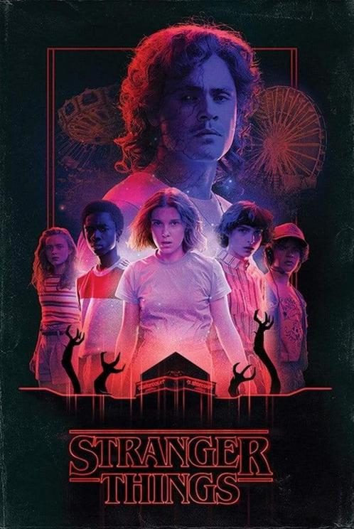 Poster Stranger Things Horror 61x91,5cm, Verzamelen, Posters, Nieuw, A1 t/m A3, Verzenden