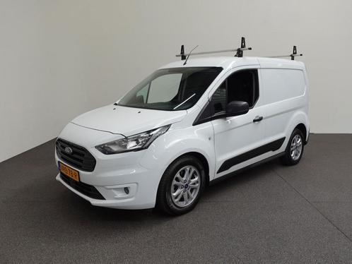 Ford Transit Connect 1.5 EcoBlue L1 Trend, Auto's, Bestelauto's, Lease, Automaat, Wit, Financial lease, Stof, Diesel, ABS, Airconditioning