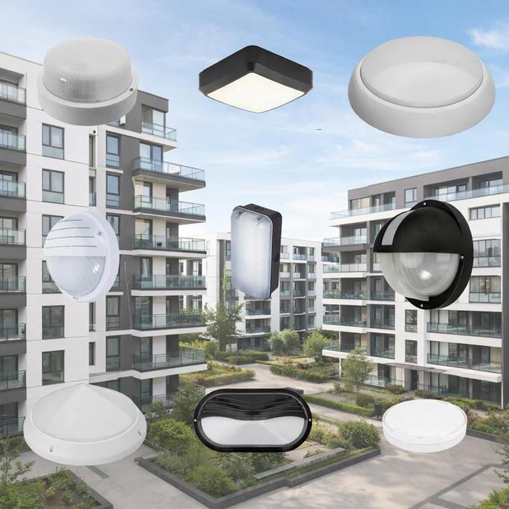 vanaf €17,50 exbtw, LED verlichting, E27, LED PLS of LED, Tuin en Terras, Buitenverlichting, Bewegingssensor, Waterbestendig, Led