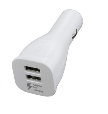 Samsung - Dual Snelle Autolader - EP-LN920 - Wit Bulk beschikbaar voor biedingen