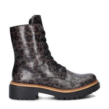 Rieker veterboots voor dames in het Bruin beschikbaar voor biedingen