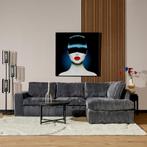 MySofa Teddy | 2,5 zits + Divan Rechts | Antraciet | Tilia, Huis en Inrichting, Stoelen, Ophalen of Verzenden, Nieuw
