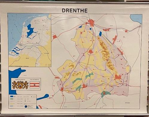 Klassikale kaart Drenthe, Boeken, Schoolboeken, Nieuw, Verzenden
