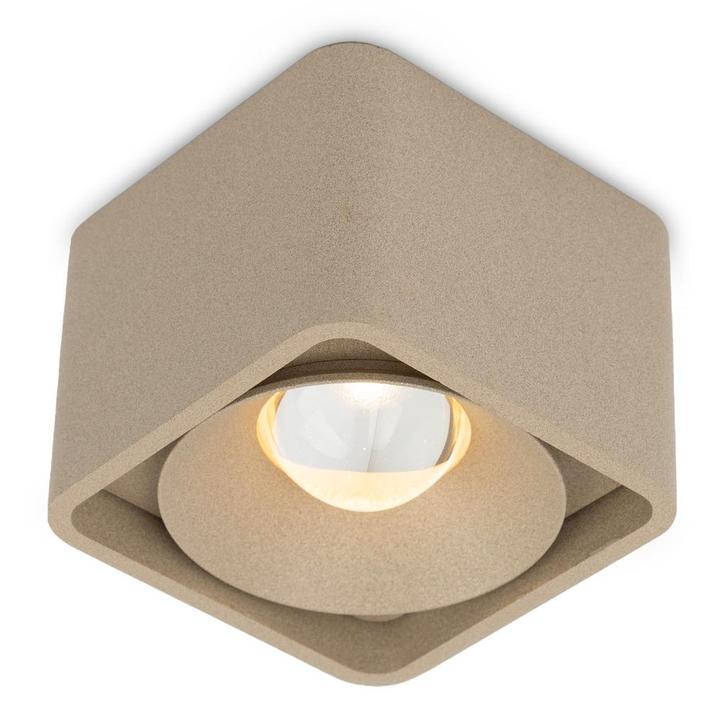 Lars Opbouwspot Champagne Binnenverlichting Spots opbouw, Huis en Inrichting, Lampen | Spots, Nieuw, Metaal of Aluminium, Plafondspot of Wandspot