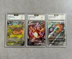The Pokémon Company - 3 Graded card - Dracaufeu V, Dracaufeu, Hobby en Vrije tijd, Verzamelkaartspellen | Pokémon, Nieuw