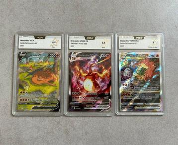 The Pokémon Company - 3 Graded card - Dracaufeu V, Dracaufeu beschikbaar voor biedingen