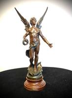 Auguste Moreau (1834-1917) - Groot Art Nouveau - sculptuur,, Antiek en Kunst