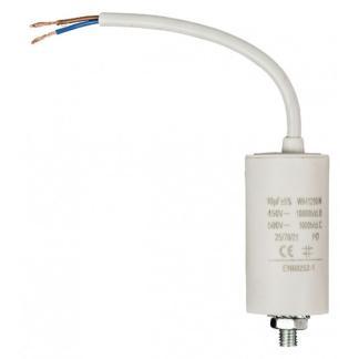 Condensator - Aanloop - 10.0 F (Max. 450V, Met kabel), Doe-het-zelf en Verbouw, Elektra en Kabels, Nieuw, Verzenden