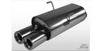 FOX Peugeot 106 I/II - 1.0 en 1.1 einddemper - 2x76 type 13, Verzenden, Nieuw
