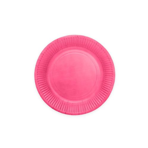 Fuchsia Borden Papier 18cm 20st, Hobby en Vrije tijd, Feestartikelen, Nieuw, Verzenden